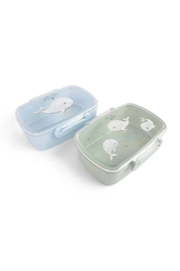 Filibabba Lunch Box 2-pak Christian's Whale Tales
