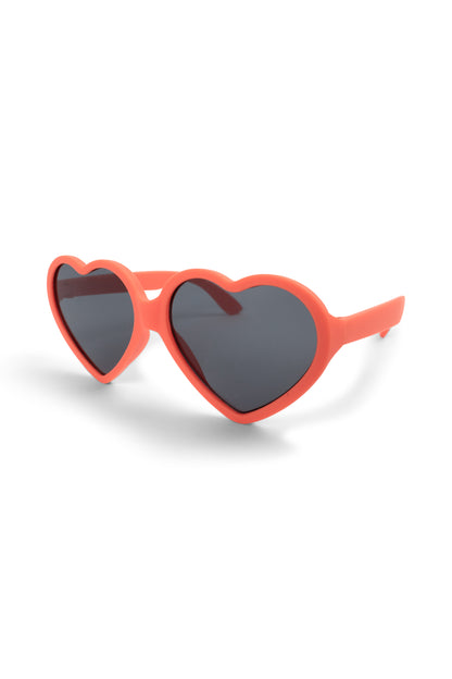 Filibabba Dziecięce okulary przeciwsłoneczne (1-3 l) UV400 Heart – Warm Red