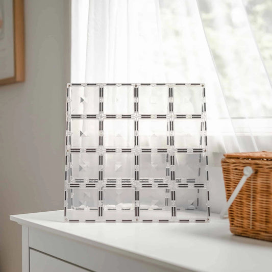 Connetix® Clear Base Plate Pack 2 elementy