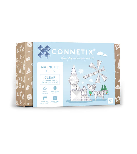 Connetix® Clear Starter Pack 34 elementy