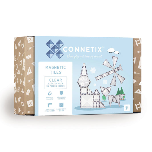 Connetix® Clear Starter Pack 34 elementy – zdjęcie 2