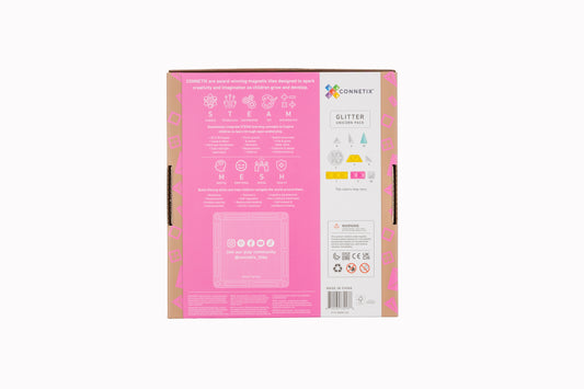 Connetix® Glitter Unicorn Pack 56 elementów – zdjęcie 2