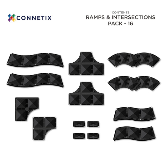 Connetix® Ramps & Intersections Pack 16 elementów – zdjęcie 2