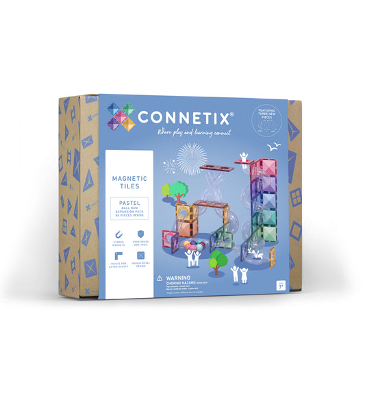 Connetix® Pastel Ball Run Expansion Pack 80 elementów
