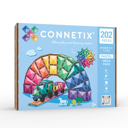 Connetix® Pastel Mega Pack 202 elementy