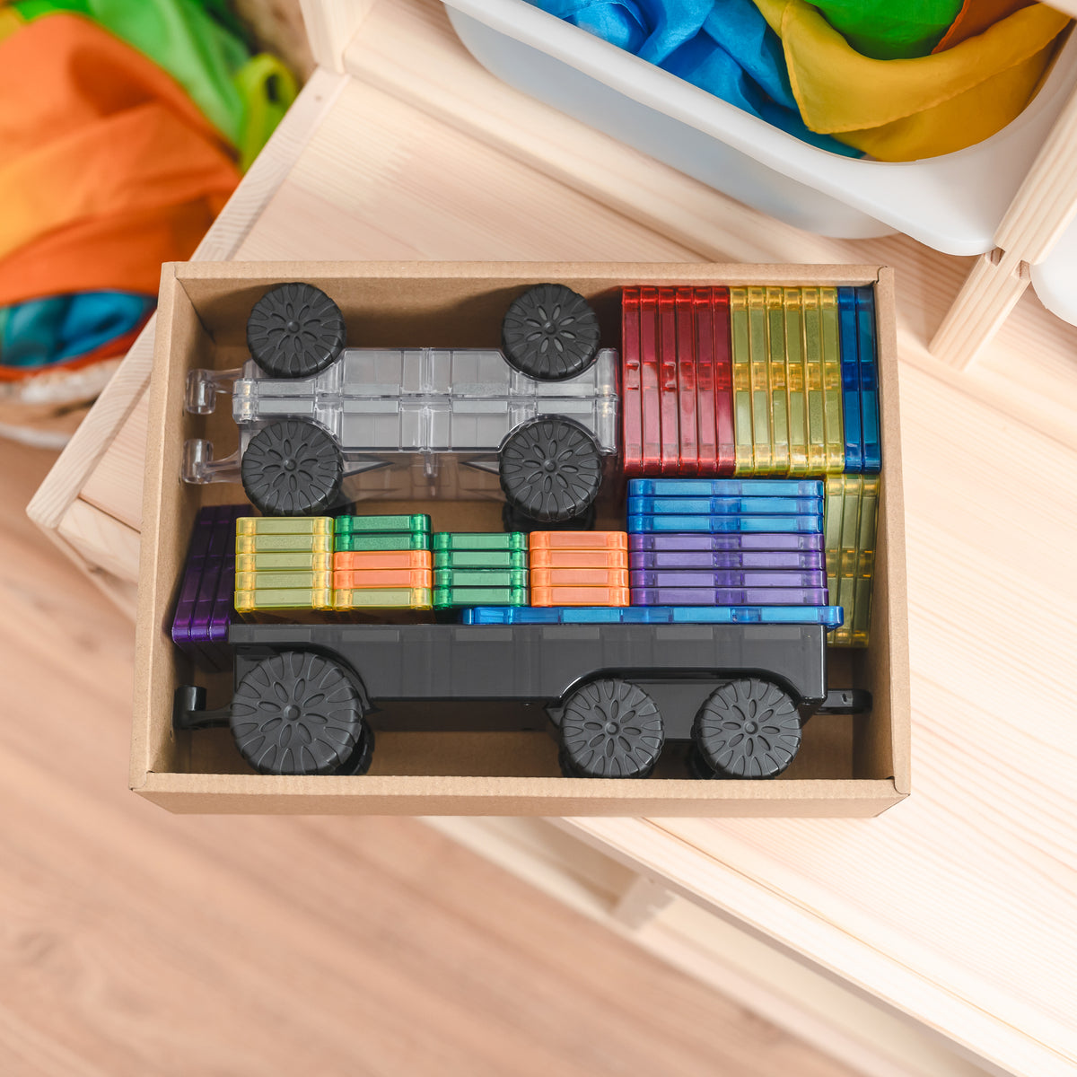 Connetix® Rainbow Transport Pack 50 elementów
