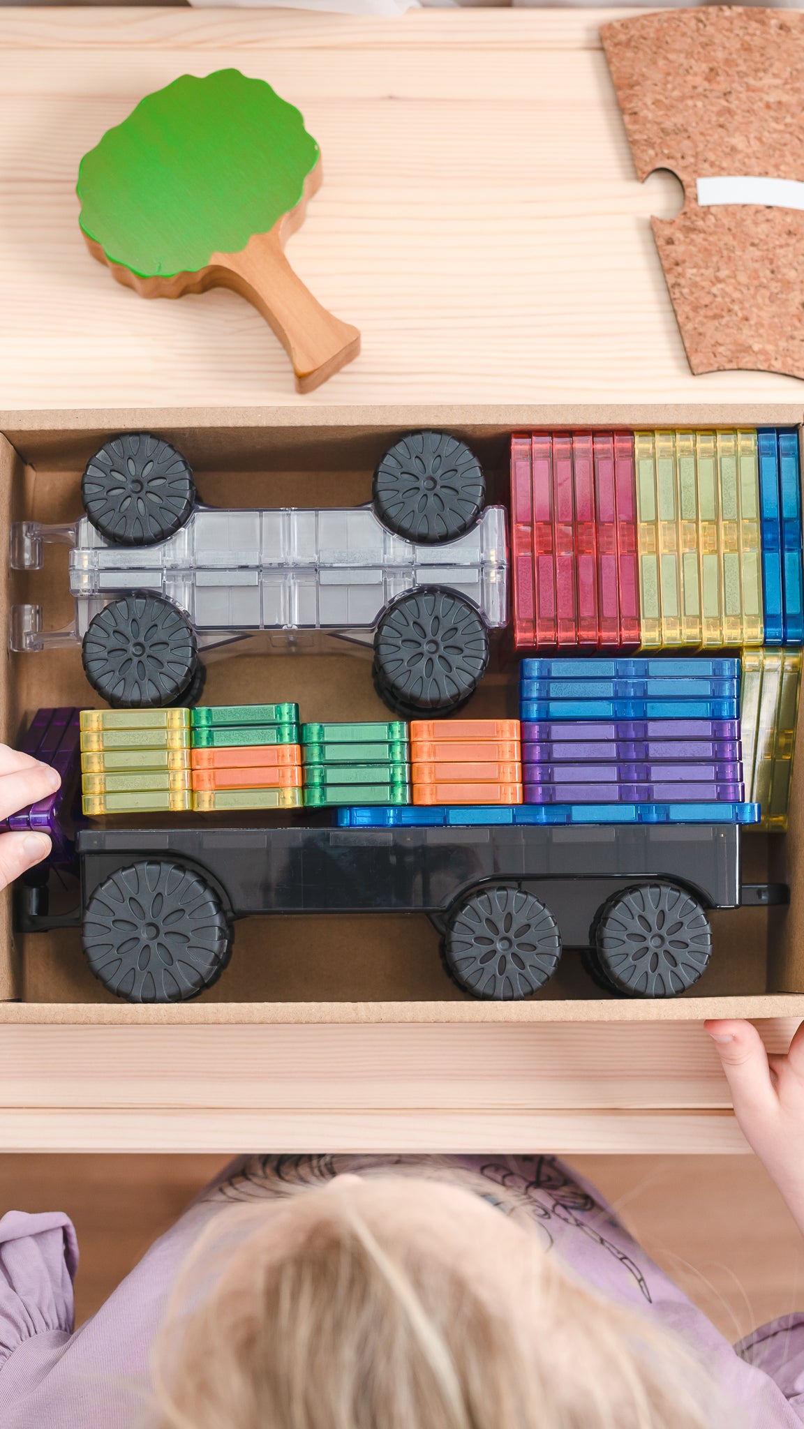 Connetix® Rainbow Transport Pack 50 elementów