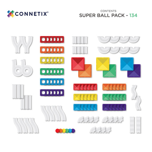 Connetix® Super Ball Run Pack 134 elementy – zdjęcie 2