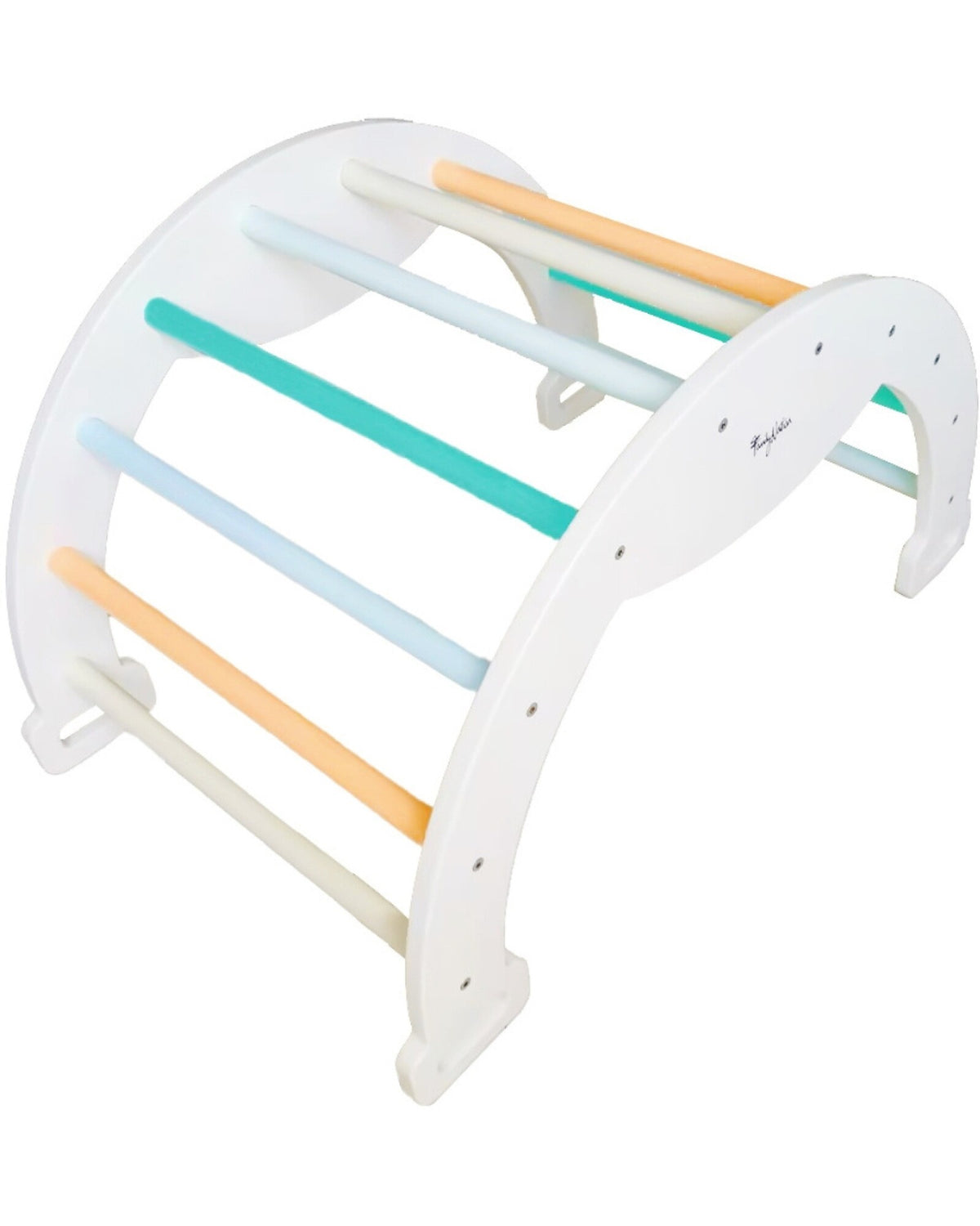 Family Nation łuk Montessori 2w1 do wspinania i bujania, do 30 kg – Rainbow Sunny Beach