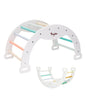 Family Nation łuk Montessori 2w1 do wspinania i bujania, do 30 kg – Rainbow Sunny Beach