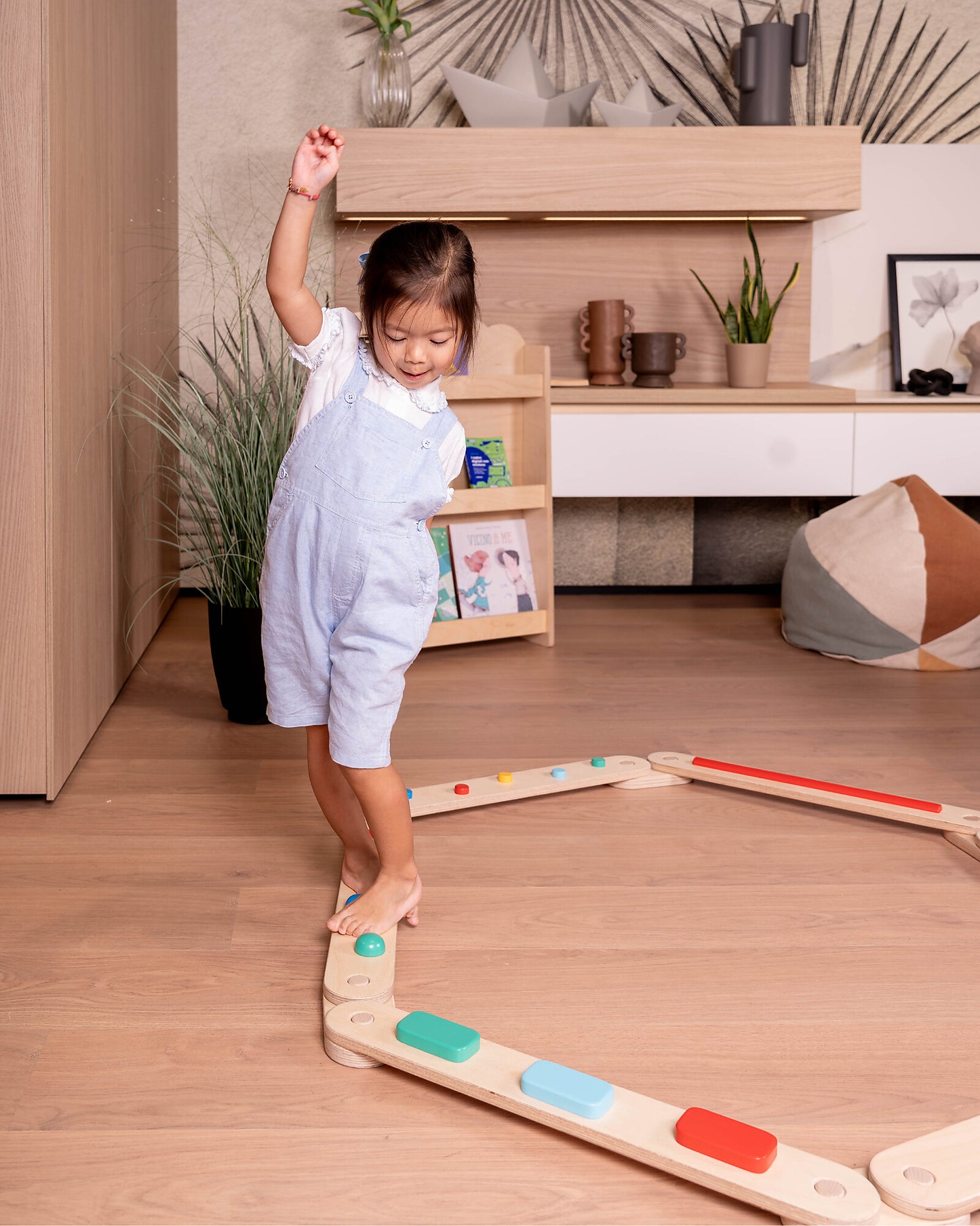 Family Nation sensoryczna dwustronna ścieżka Montessori 14 el. brzoza i buk