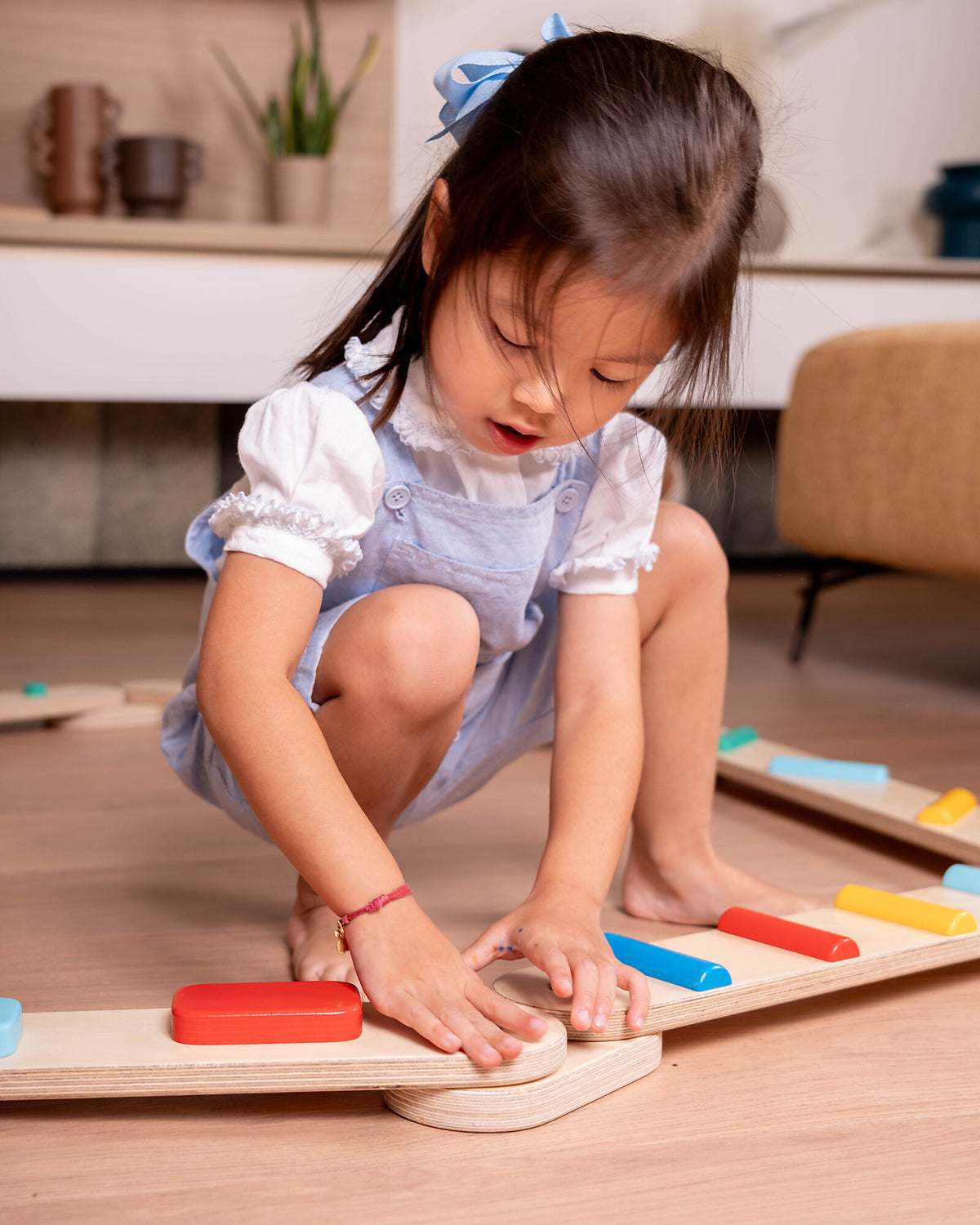 Family Nation sensoryczna dwustronna ścieżka Montessori 14 el. brzoza i buk