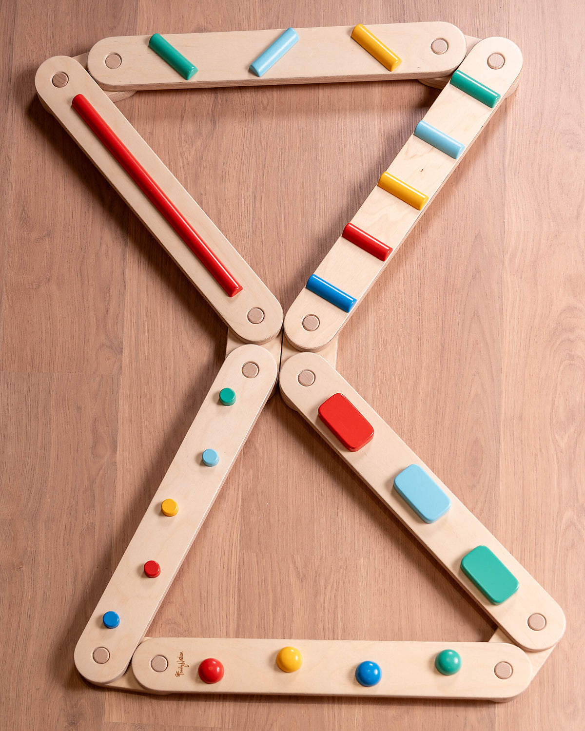 Family Nation sensoryczna dwustronna ścieżka Montessori 14 el. brzoza i buk