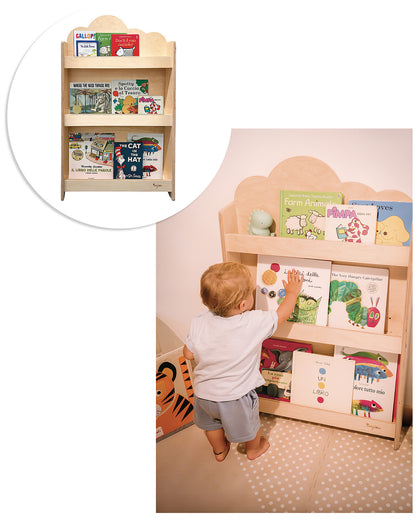 Family Nation biblioteczka Montessori, drewno brzozowe – Cloud