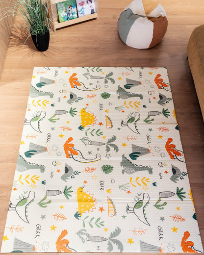 Family Nation mata do zabawy 2w1 dwustronna 180×150 cm – Dino Friends