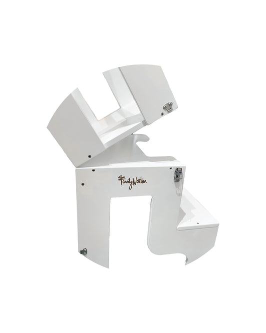 Family Nation wieża edukacyjna Montessori 2w1 – White