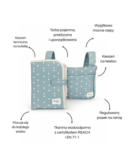 Family Nation organizer do wózka – Clover Green