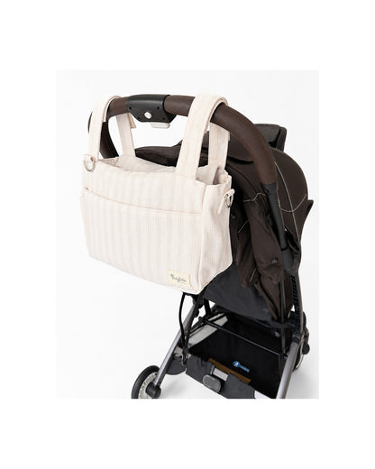 Family Nation organizer do wózka – Stripes Beige